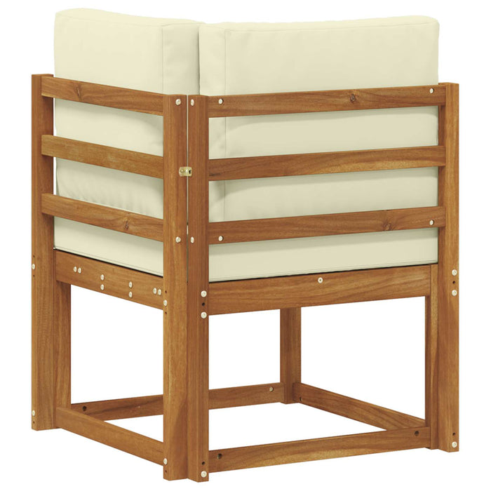 Sofa Colțar pentru Exterior Lemn Solid de Acacia natural - WALTI WALTI
