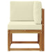 Sofa Colțar pentru Exterior Lemn Solid de Acacia natural - WALTI WALTI