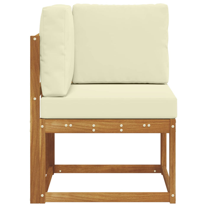 Sofa Colțar pentru Exterior Lemn Solid de Acacia natural - WALTI WALTI