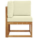 Sofa Colțar pentru Exterior Lemn Solid de Acacia natural - WALTI WALTI