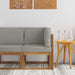 Sofa Colțar pentru Exterior Lemn Solid de Acacia natural - WALTI WALTI