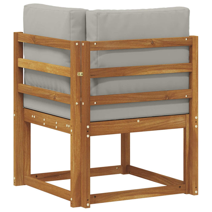 Sofa Colțar pentru Exterior Lemn Solid de Acacia natural - WALTI WALTI