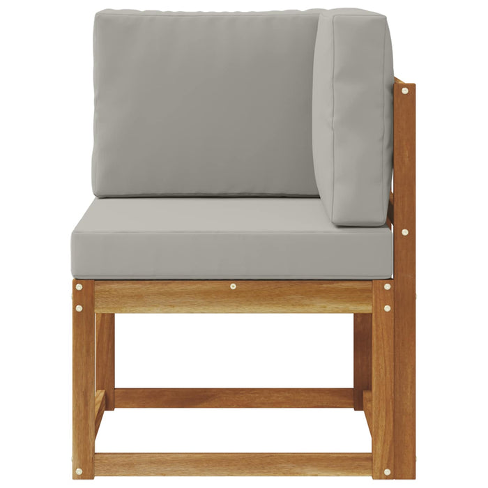 Sofa Colțar pentru Exterior Lemn Solid de Acacia natural - WALTI WALTI