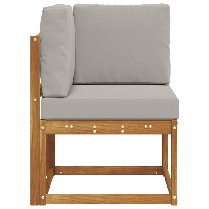 Sofa Colțar pentru Exterior Lemn Solid de Acacia natural - WALTI WALTI