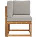 Sofa Colțar pentru Exterior Lemn Solid de Acacia natural - WALTI WALTI