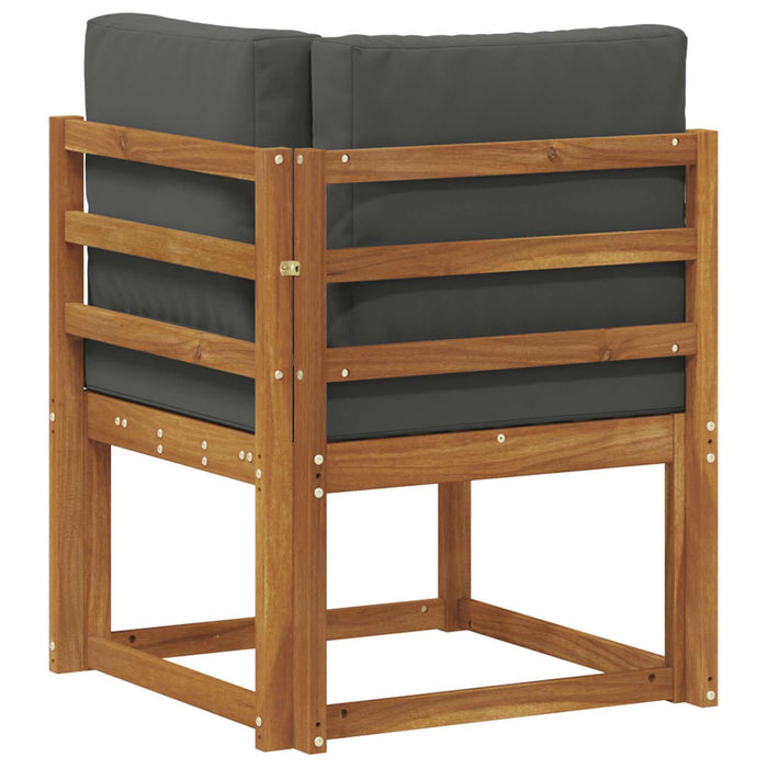 Sofa Colțar pentru Exterior Lemn Solid de Acacia natural - WALTI WALTI