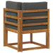 Sofa Colțar pentru Exterior Lemn Solid de Acacia natural - WALTI WALTI