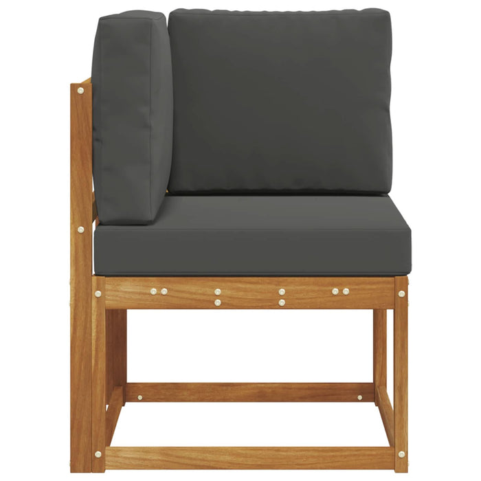 Sofa Colțar pentru Exterior Lemn Solid de Acacia natural - WALTI WALTI