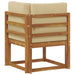 Sofa Colțar pentru Exterior Lemn Solid de Acacia natural - WALTI WALTI