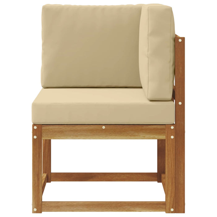 Sofa Colțar pentru Exterior Lemn Solid de Acacia natural - WALTI WALTI