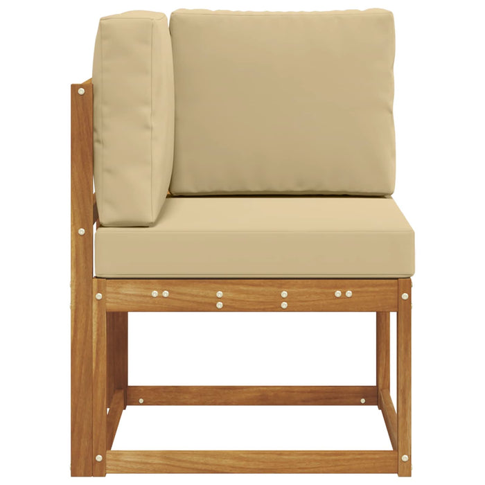 Sofa Colțar pentru Exterior Lemn Solid de Acacia natural - WALTI WALTI