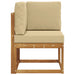 Sofa Colțar pentru Exterior Lemn Solid de Acacia natural - WALTI WALTI