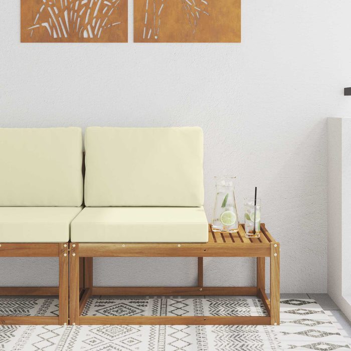 Canapea de exterior cu pernă natural 91 x 63 x 73 cm - WALTI WALTI