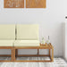 Canapea de exterior cu pernă natural 91 x 63 x 73 cm - WALTI WALTI