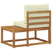 Canapea de exterior cu pernă natural 91 x 63 x 73 cm - WALTI WALTI