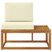 Canapea de exterior cu pernă natural 91 x 63 x 73 cm - WALTI WALTI