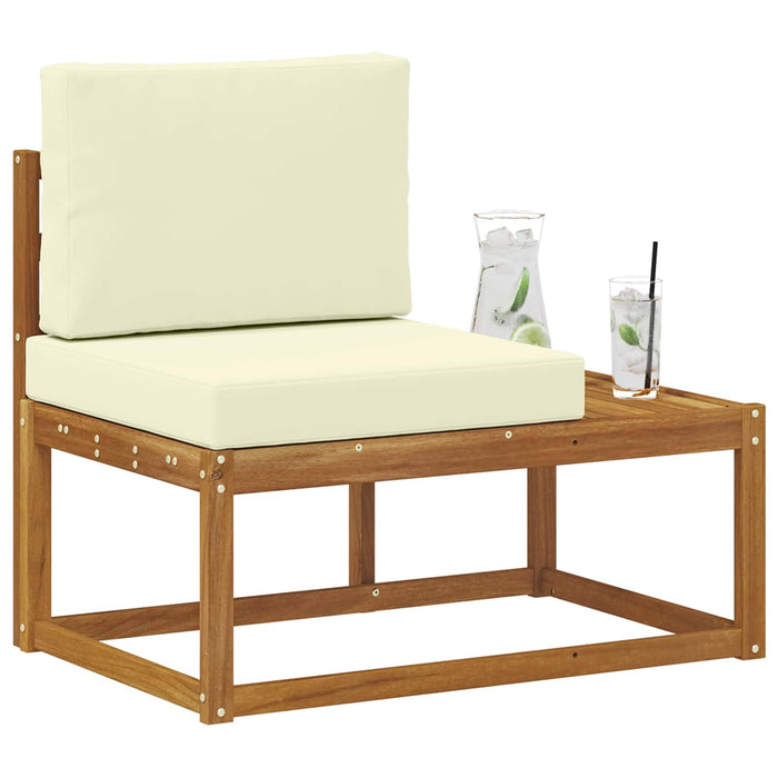 Canapea de exterior cu pernă natural 91 x 63 x 73 cm - WALTI WALTI