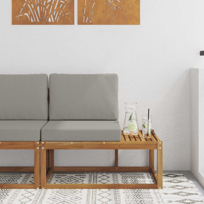 Canapea de exterior cu pernă natural 91 x 63 x 73 cm - WALTI WALTI
