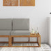 Canapea de exterior cu pernă natural 91 x 63 x 73 cm - WALTI WALTI