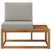 Canapea de exterior cu pernă natural 91 x 63 x 73 cm - WALTI WALTI