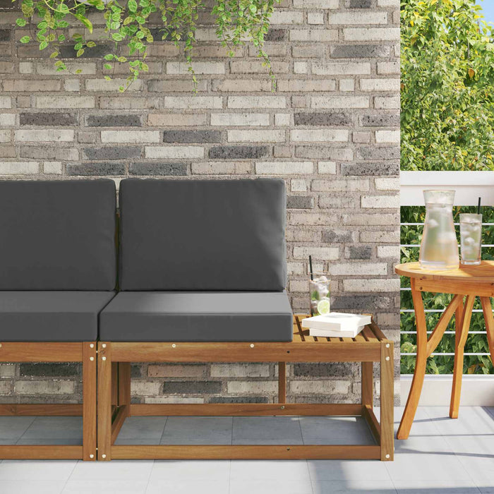 Canapea de exterior Natural și Antracit 91 x 63 x 73 cm - WALTI WALTI
