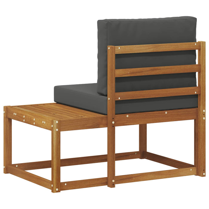 Canapea de exterior Natural și Antracit 91 x 63 x 73 cm - WALTI WALTI