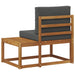 Canapea de exterior Natural și Antracit 91 x 63 x 73 cm - WALTI WALTI