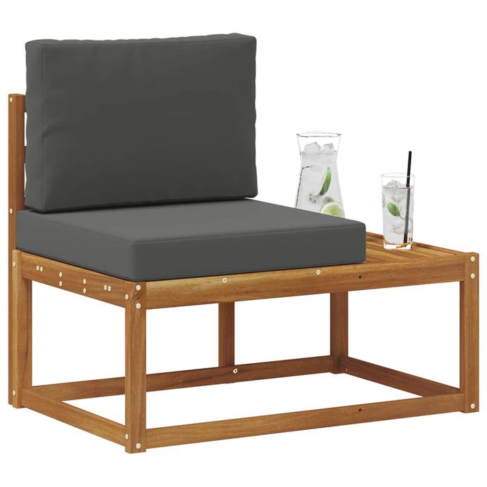 Canapea de exterior Natural și Antracit 91 x 63 x 73 cm - WALTI WALTI