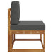 Canapea de exterior Natural și Antracit 91 x 63 x 73 cm - WALTI WALTI