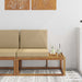 Canapea de exterior cu pernă natural 91 x 63 x 73 cm - WALTI WALTI