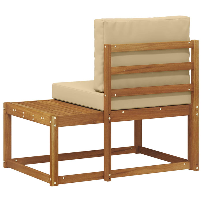 Canapea de exterior cu pernă natural 91 x 63 x 73 cm - WALTI WALTI