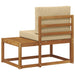 Canapea de exterior cu pernă natural 91 x 63 x 73 cm - WALTI WALTI