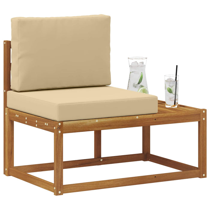 Canapea de exterior cu pernă natural 91 x 63 x 73 cm - WALTI WALTI