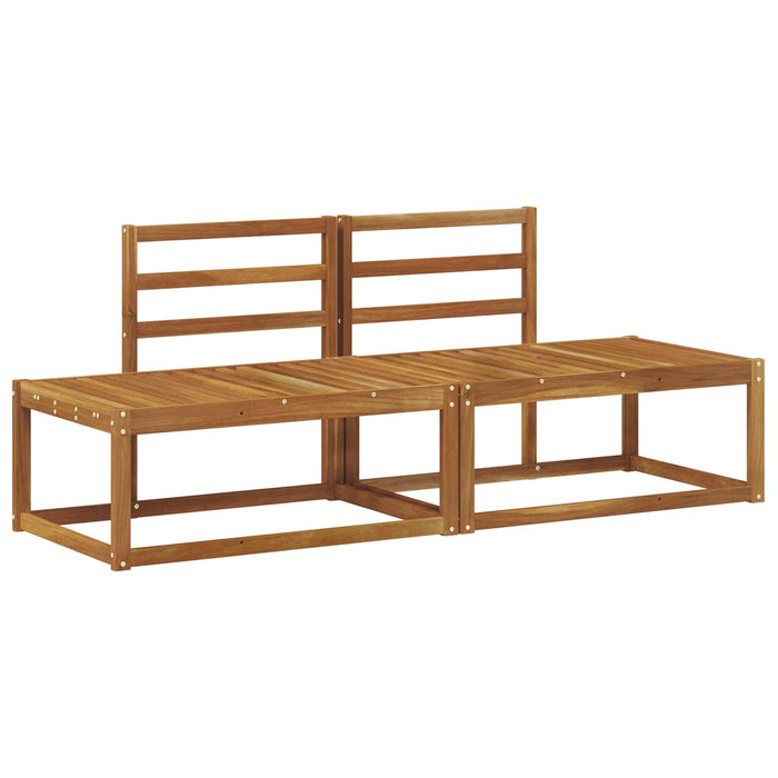 Canapea de exterior 2 Bucată natural 182,5 x 63 x 73 cm - WALTI WALTI