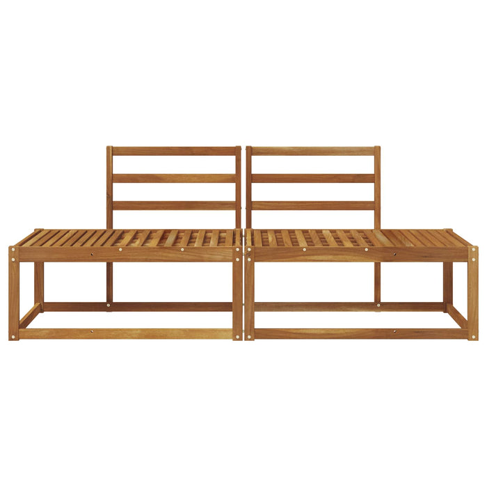 Canapea de exterior 2 Bucată natural 182,5 x 63 x 73 cm - WALTI WALTI