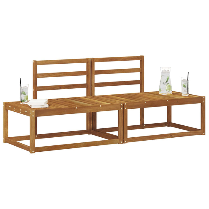 Canapea de exterior 2 Bucată natural 182,5 x 63 x 73 cm - WALTI WALTI
