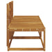 Canapea de exterior 2 Bucată natural 182,5 x 63 x 73 cm - WALTI WALTI