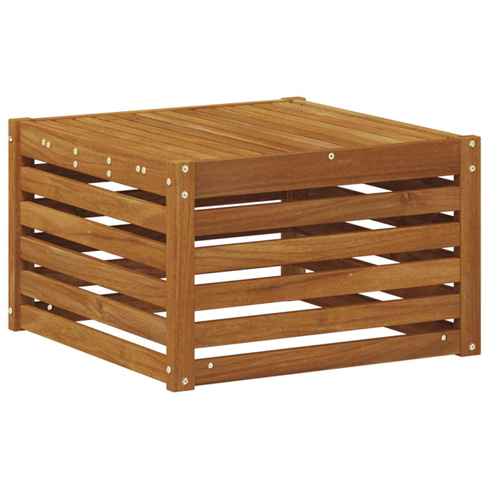 Masă de exterior Lemn Solid de Acacia natural 59 x 59 x 37 cm - WALTI WALTI