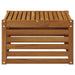 Masă de exterior Lemn Solid de Acacia natural 59 x 59 x 37 cm - WALTI WALTI