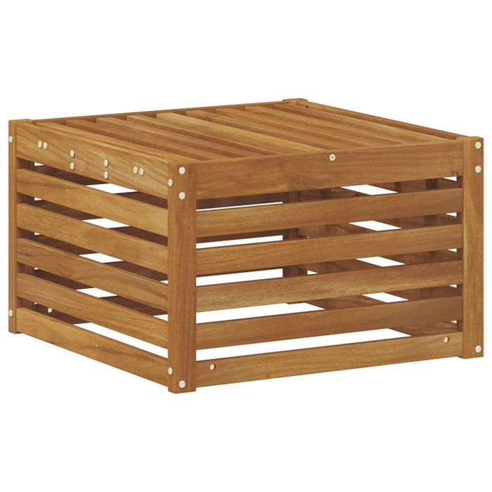 Taburet pentru exterior Lemn Solid de Acacia natural - WALTI WALTI