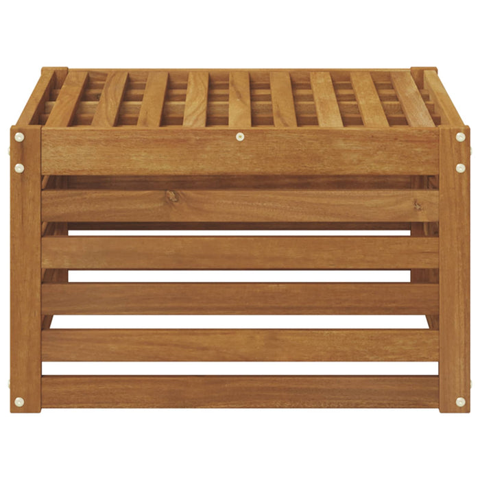 Taburet pentru exterior Lemn Solid de Acacia natural - WALTI WALTI