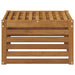 Taburet pentru exterior Lemn Solid de Acacia natural - WALTI WALTI