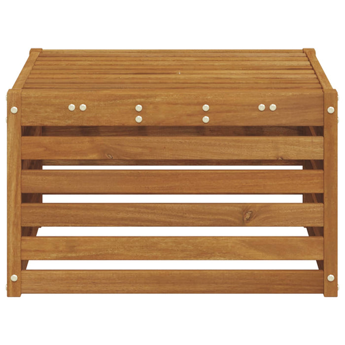 Taburet pentru exterior Lemn Solid de Acacia natural - WALTI WALTI