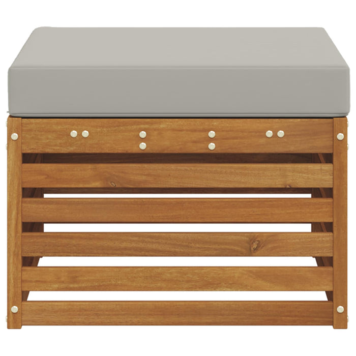 Taburet pentru exterior Lemn Solid de Acacia natural - WALTI WALTI