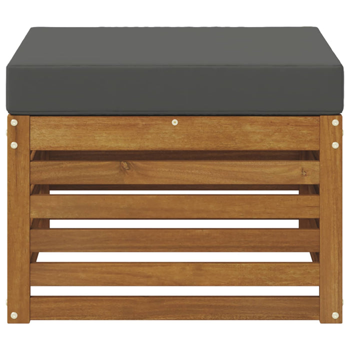 Taburet pentru exterior Lemn Solid de Acacia natural - WALTI WALTI