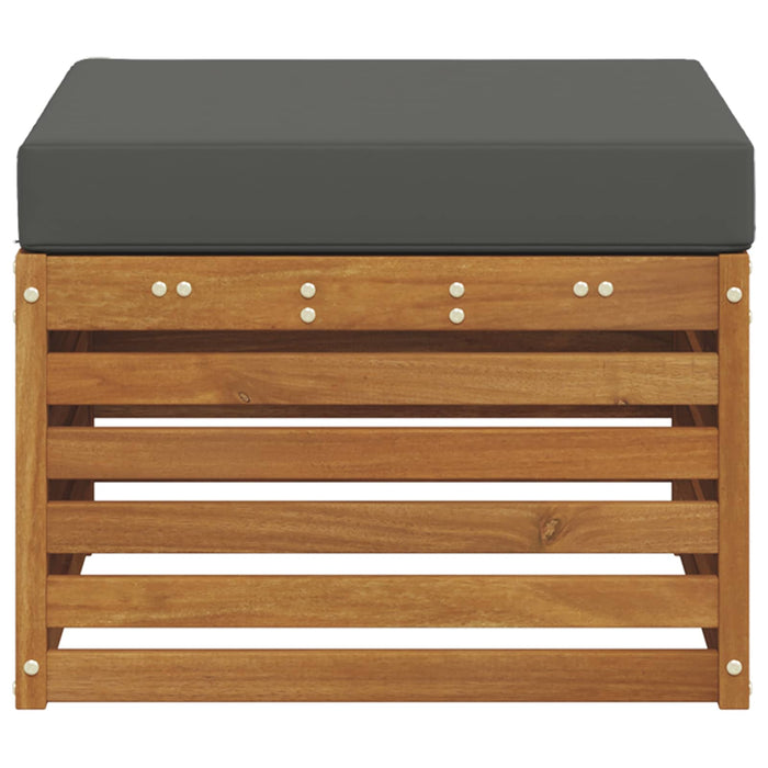 Taburet pentru exterior Lemn Solid de Acacia natural - WALTI WALTI