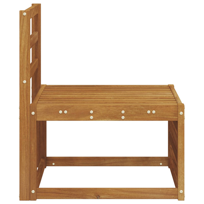 Canapea Medie pentru Exterior Lemn Solid de Acacia natural - WALTI WALTI