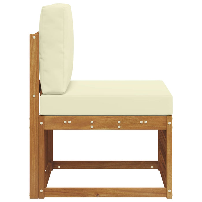 Canapea Medie pentru Exterior Lemn Solid de Acacia natural - WALTI WALTI