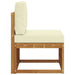 Canapea Medie pentru Exterior Lemn Solid de Acacia natural - WALTI WALTI