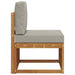 Canapea Medie pentru Exterior Lemn Solid de Acacia natural - WALTI WALTI